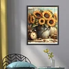 Sunflower Alarm Clock-11CT Stamped Cross Stitch 40*52cm/15.75*20.47in