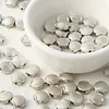 Electroplate Silver Acrylic Beads DIY Jewelry Accessories