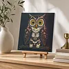 Framed Owl - DIY Button Art Painting Kit for Creativity DIY Pearl Dot Crafts for Gift Home Wall Decor 30*30CM