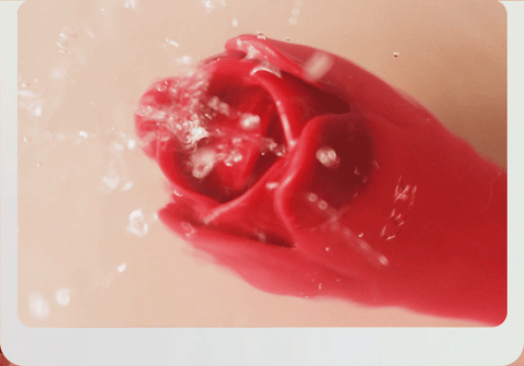 Heighten your pleasure with the Rose Vibrator - a tantalizing combination of tongue-like stimulation and powerful vibrations