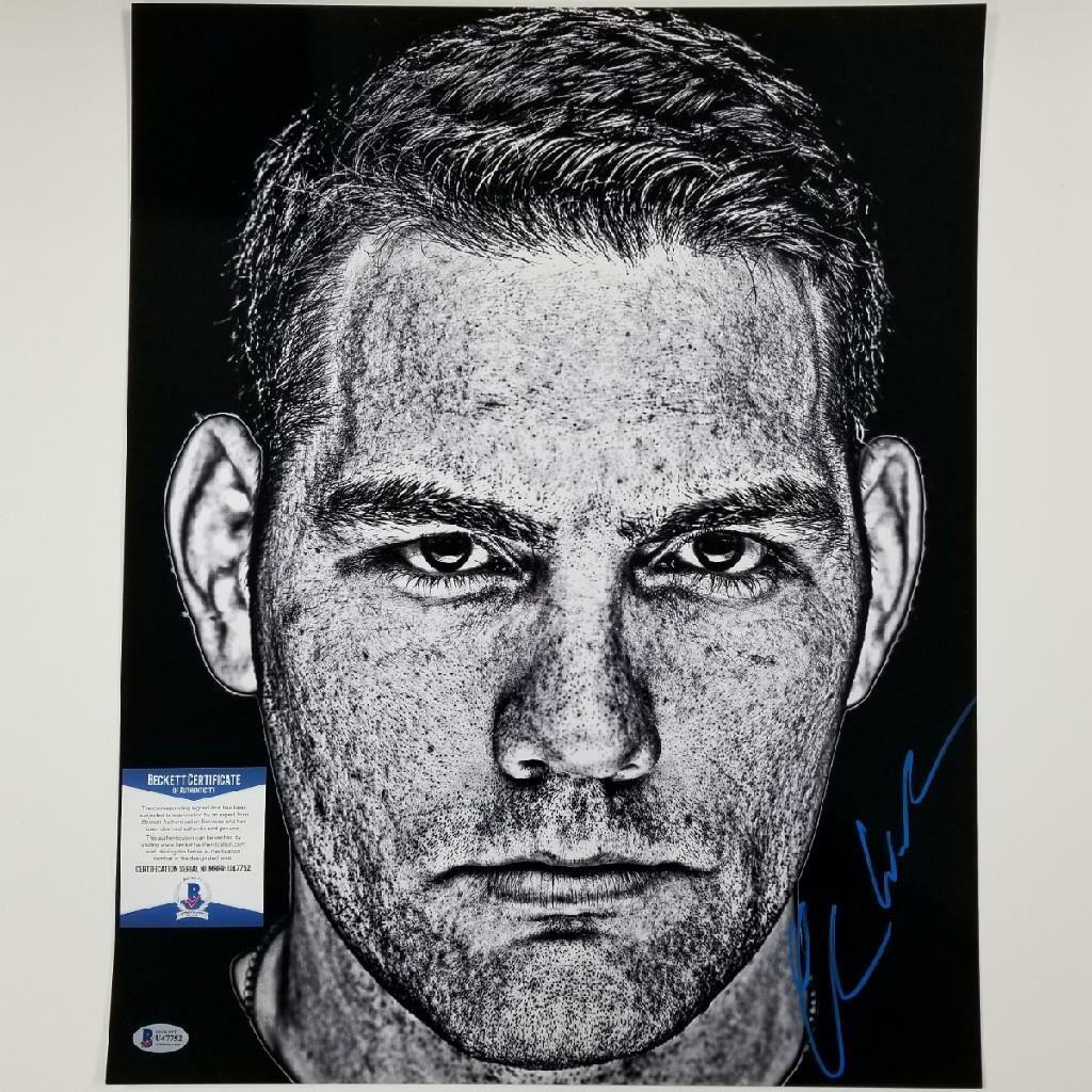 Chris Weidman signed 16x20 Photo Poster painting MMA UFC Autograph ~ Beckett BAS COA