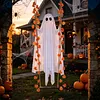 Halloween Giant Hanging Ghost LED Decoration 13ft Adjustable Height