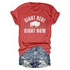 Right Here Right Now Buffalo Bills Tee