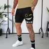 Men's Lace-up Printed Functional Shorts by Inlyline