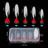 5pcs Metal Jig Spoon Spinner Fishing Lure Wobbler Bait Set Hard Bait for Fishing