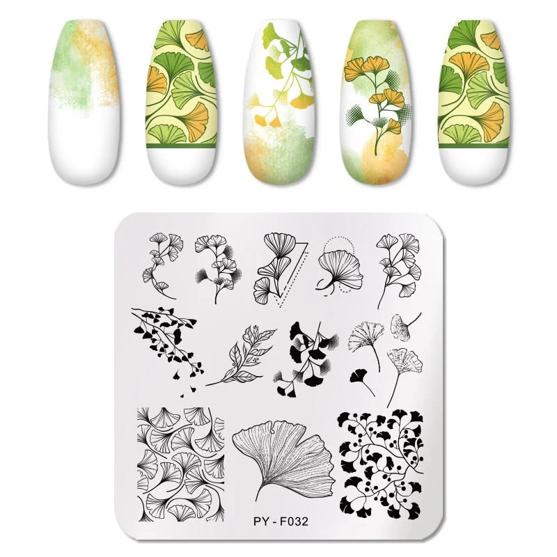 PICT YOU Valentine's Day Nail Stamping Plates Rose Flower Love Pattern Nail Art Plate Overprint Stamp Stencils Design Molds-Nail Inspo