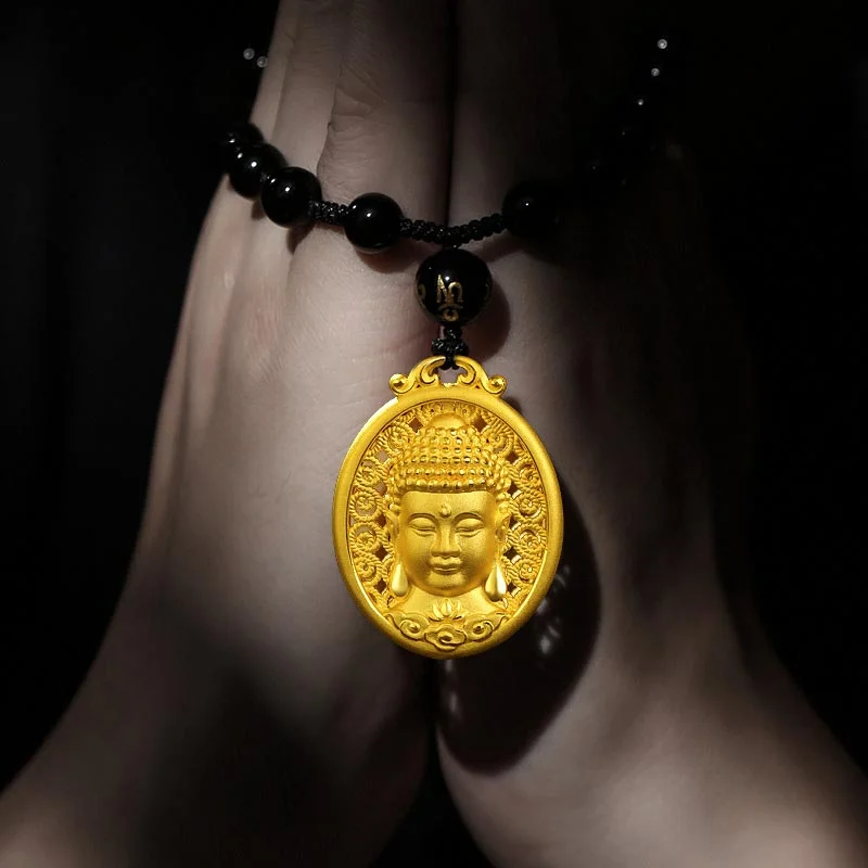 Tibetan Buddha Blessing Necklace Pendant