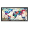 World Map-11CT Stamped Cross Stitch Kit(85*40cm)