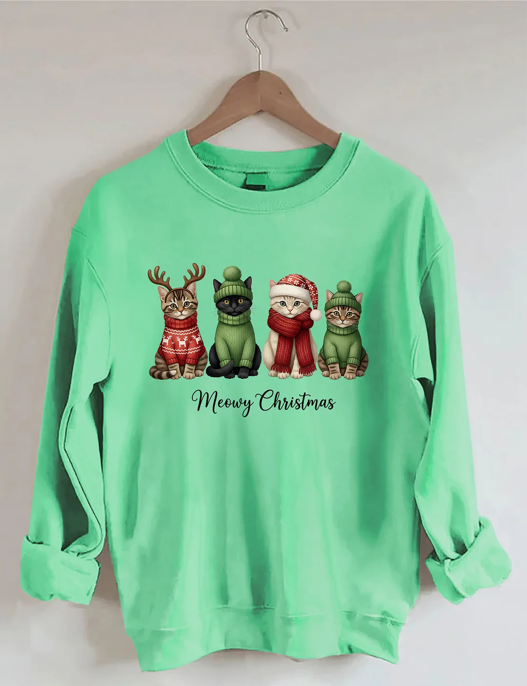 Meowy Christmas Sweatshirt