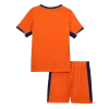 Netherlands Home Kids Soccer Jerseys Kit EURO 2024