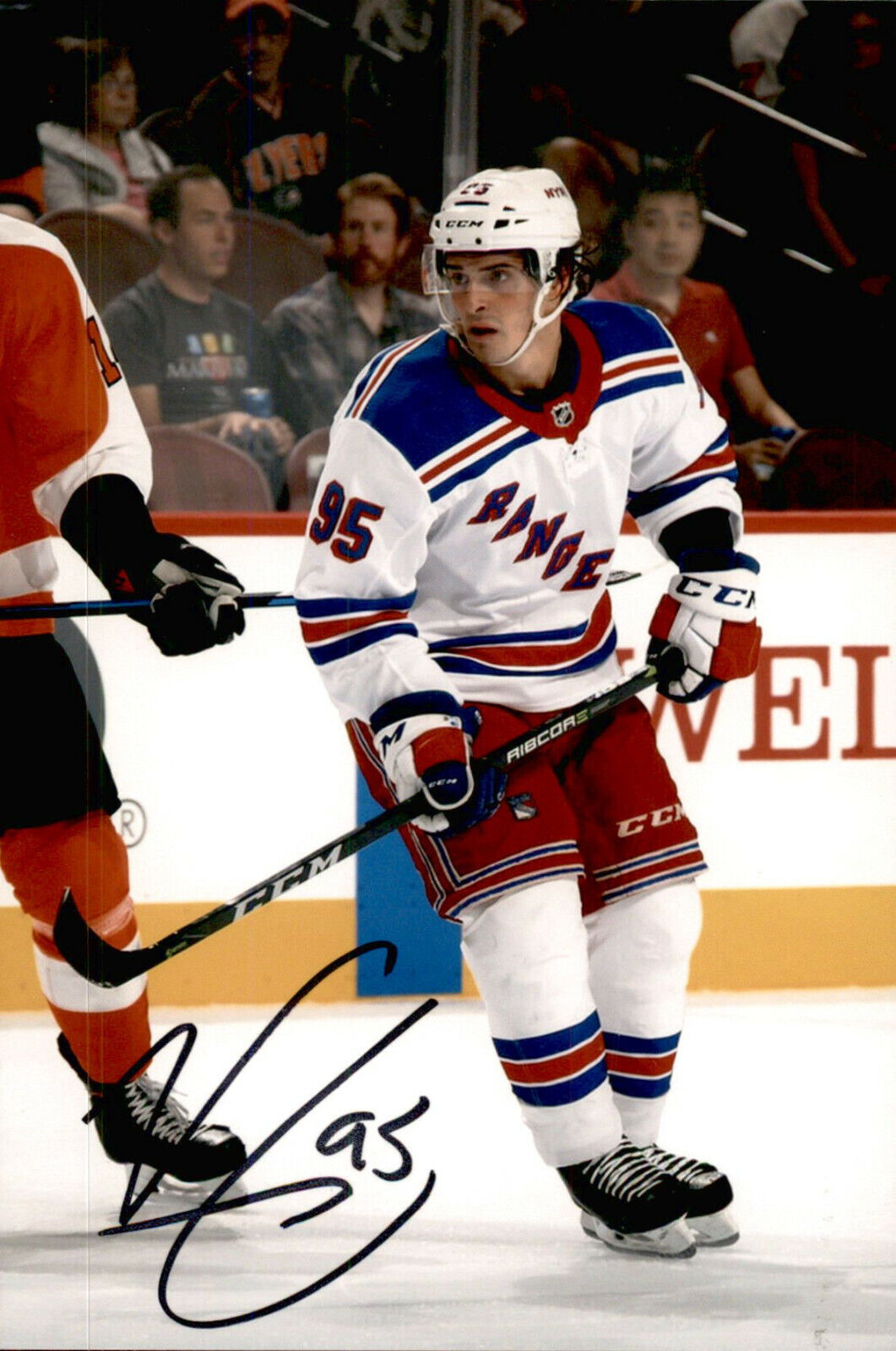 Vinni Lettieri SIGNED 4x6 Photo Poster painting NEW YORK RANGERS #4