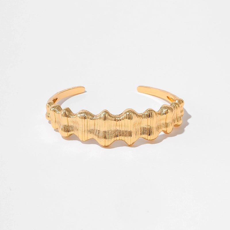 Copper Waves Bangle
