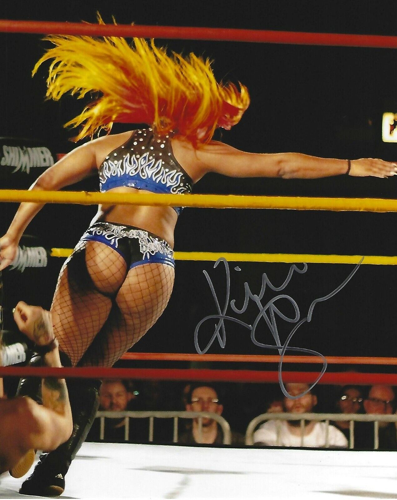 Kiera Hogan Signed 8x10 Photo Poster painting WOW Impact Pro Wrestling Fire Picture Autograph 11