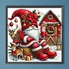 (40*40cm)Christmas Gnome - Full Round Drill Diamond Painting