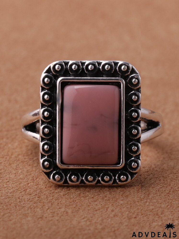 Geometric Decor Vintage Ring