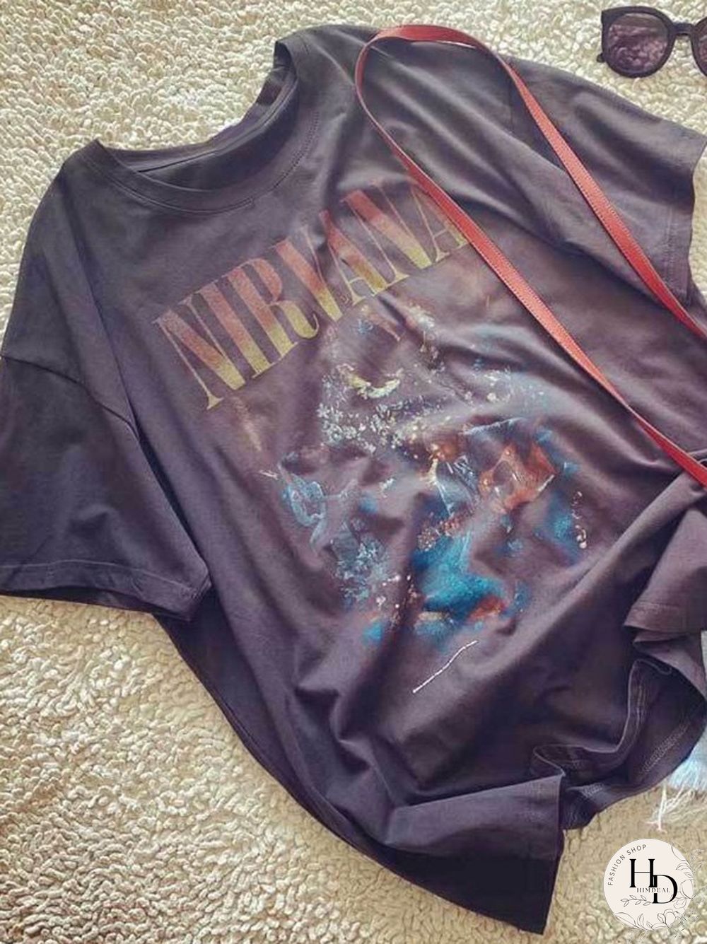 Rock Man Graphic Oversized Tee