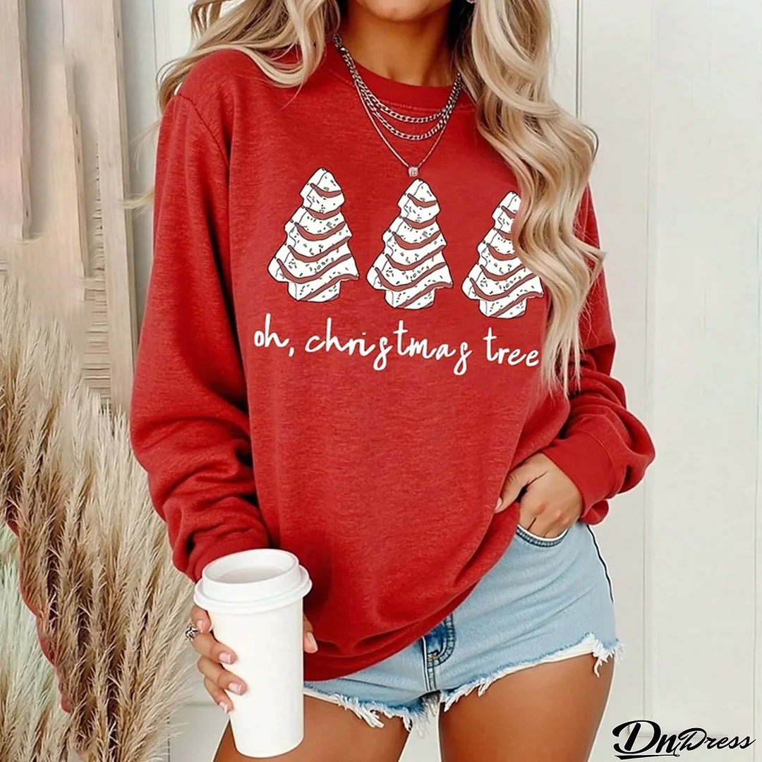 Casual Round Neck Long Sleeve Top