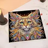 (Pre-Framed)Cat-Special Shape Diamond Painting Kit(25x25cm)
