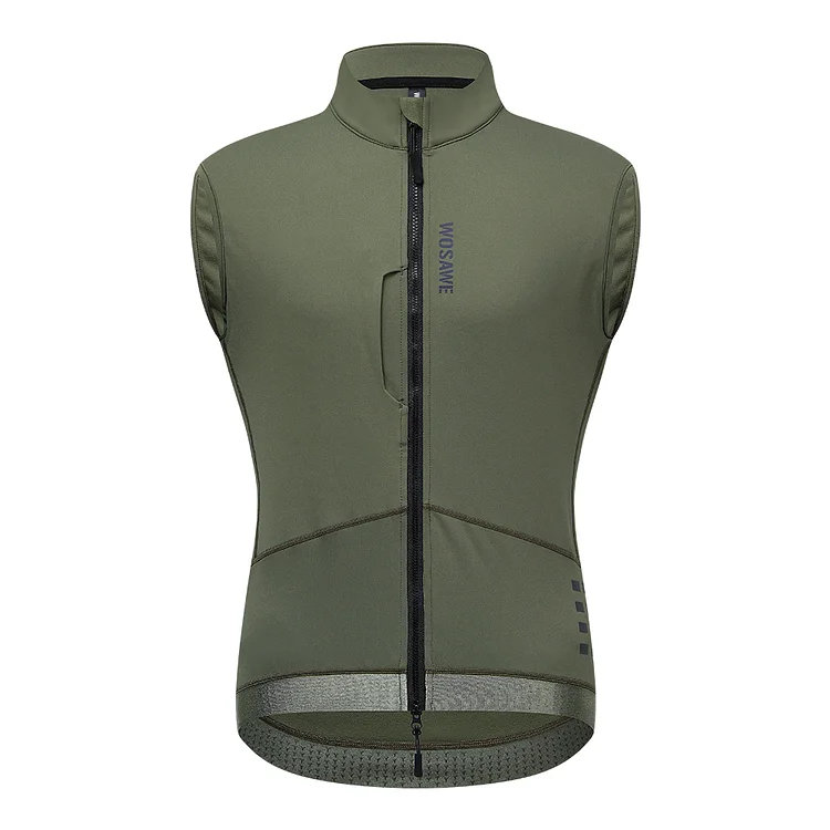 WOSAWE Men's Winter Thermal Fleece Cycling Gilet