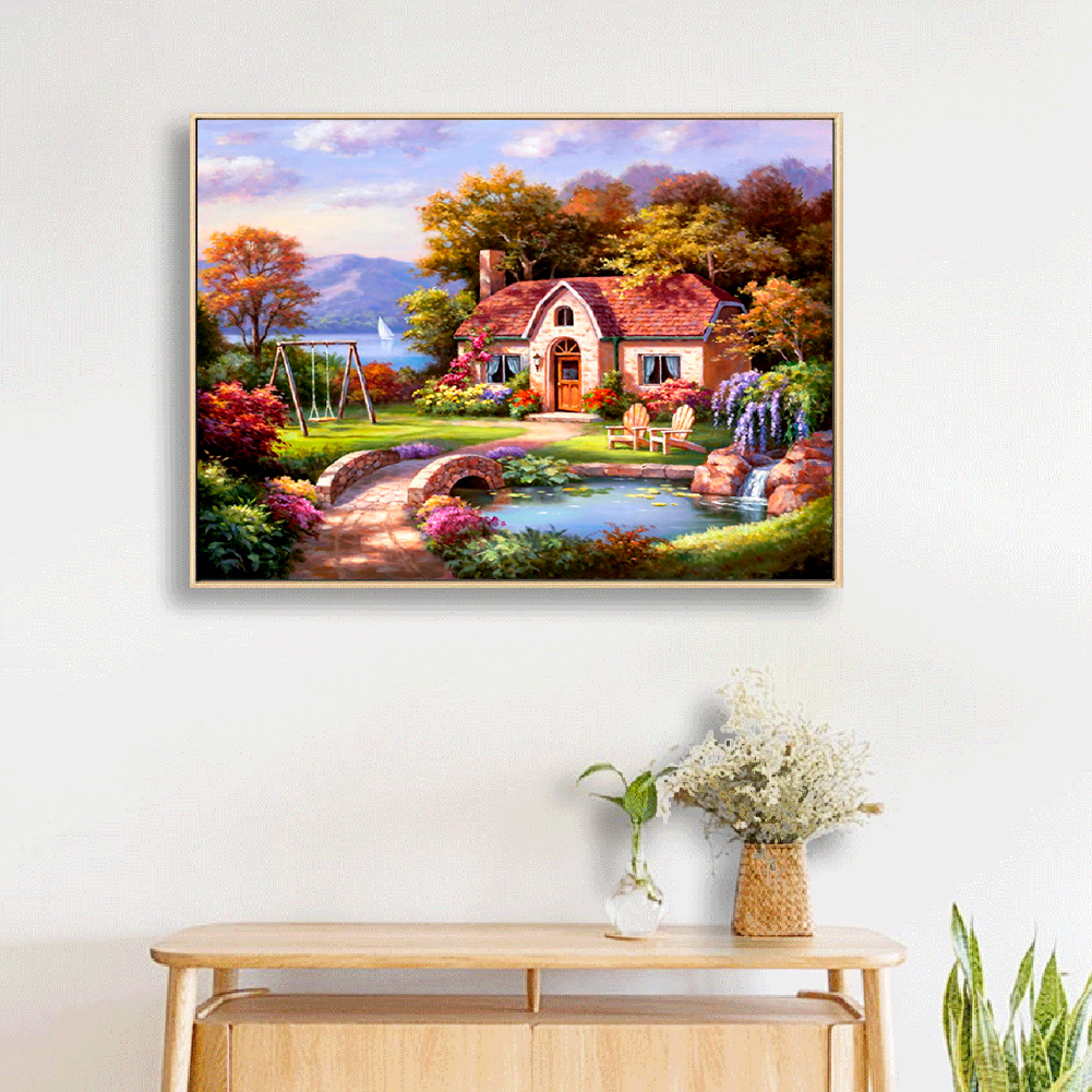 

(Multi-Size) Landscape - Round/Square Drill Diamond Painting - 30*40CM, Square diamond 30*40cm, 501 Original