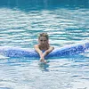 65 Inch Inflatable Jumbo Pool Noodles Floats for Kids and Adults (Silver)
