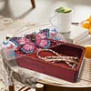 DIY Diamond Art Wooden Storage Box with Lid for Jewelry & Crafts Organization Kit