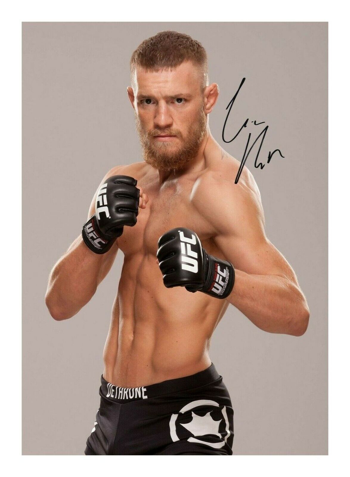 CONOR MCGREGOR AUTOGRAPH SIGNED PP Photo Poster painting POSTER