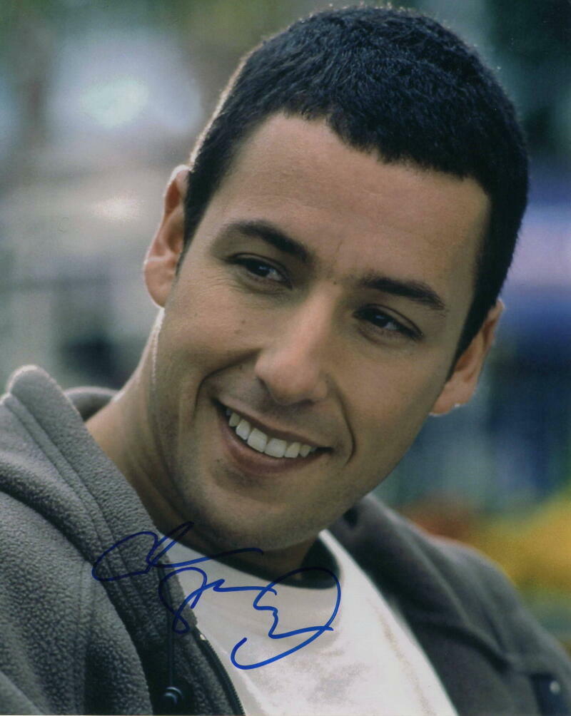 ADAM SANDLER SIGNED AUTOGRAPH 8X10 Photo Poster painting - BIG DADDY STAR, HAPPY GILMORE