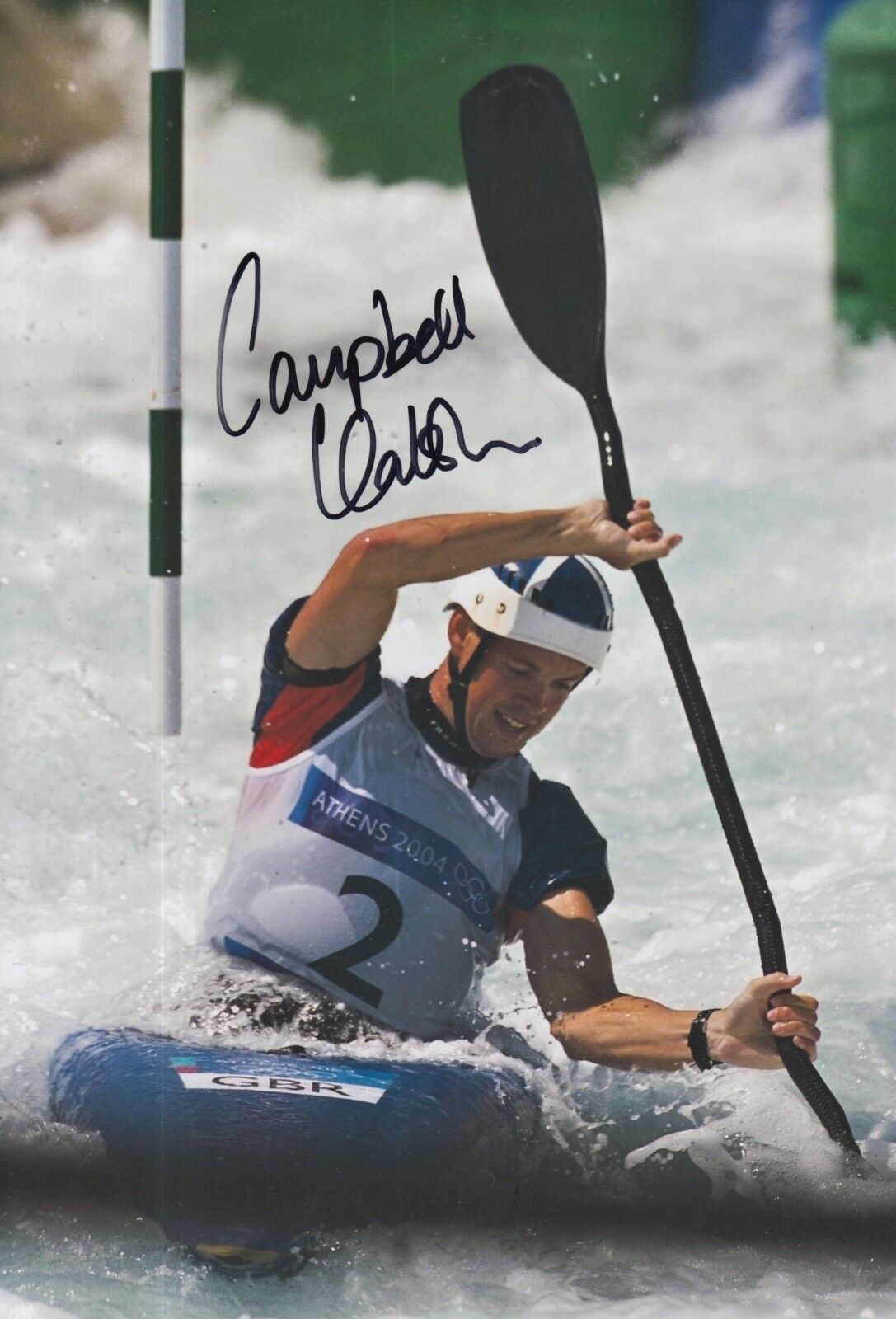 Campbell Walsh Hand Signed Olympics 12x8 Photo Poster painting 1.