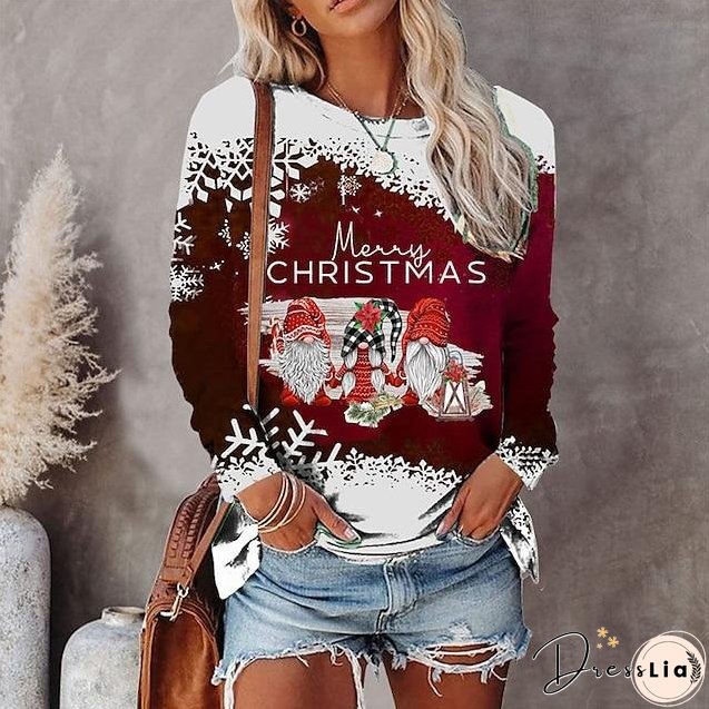 Ugly Christmas Shirt Women's Reindeer