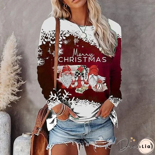 Ugly Christmas Shirt Women's Reindeer