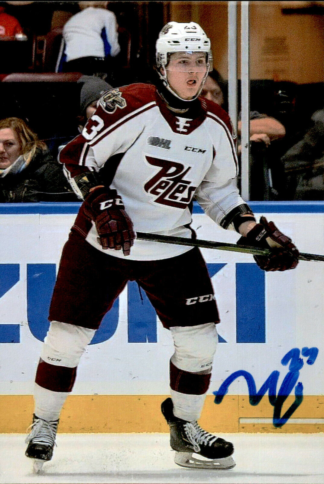 Mason McTavish SIGNED autograph 4x6 Photo Poster painting ANAHEIM DUCKS / PETERBOROUGH PETES #4