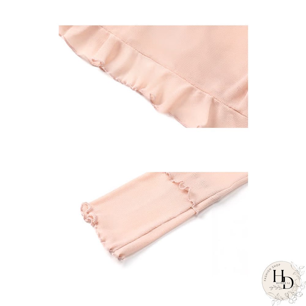 Pure Color Cardigan Lace-up Lace Corset Top Layered Mini Skirt