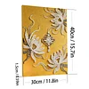 Drei Lotus-DIY-Perlen-Malkits mit Rahmen 30x40 cm Perlengem&auml;lde Bildkunst Basteln f&uuml;r Erwachsene Anf&auml;nger Geschenk Hausdekoration an der Wand
