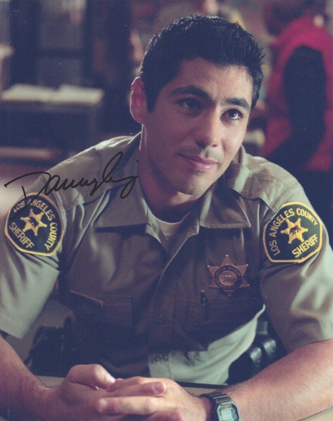 Signed Original Color Photo Poster painting of Danny Nucci of 10-8:Officers on Duty