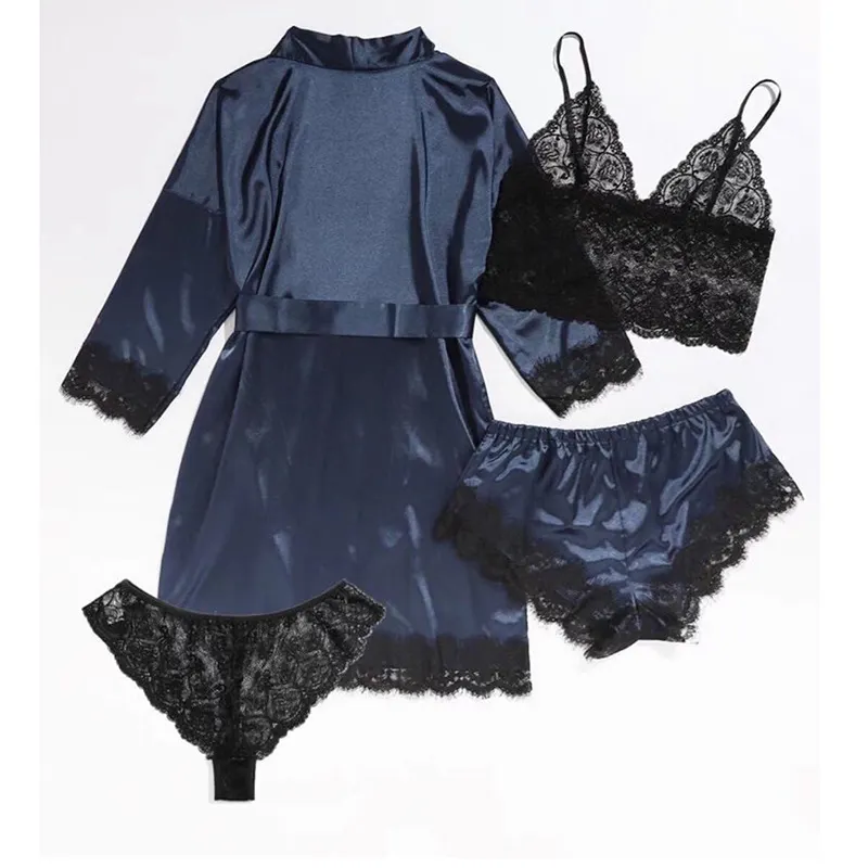 Churchf Women's Pajamas Sex Underwear Plus-Size Home Clothes New Lace Elastic