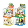 SpongeBob SquarePants Box Building Blocks BOX Educational Assembling Toys Desktop Ornaments