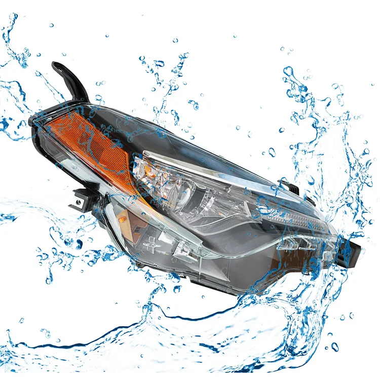 Silscvtt Headlamp for Passenger Side Compatible Replacement for Toyota Corolla L/LE/LE ECO 2017-2019 Headlight Assembly