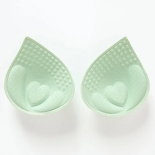 Curesgood Removable Lingerie Push Up Water Drop Shape Bikini Padding Inserts Women Clothes Accessories Breast Bra Inserts Chest Cups Pad