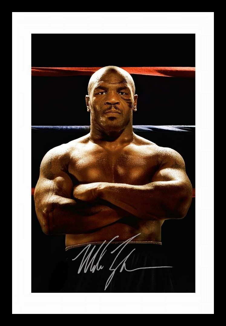 Mike Tyson Autograph Signed & Framed Photo Poster painting 2