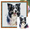 Shepherd Dog-11CT Stamped Cross Stitch 40*40cm/15.75*15.75in