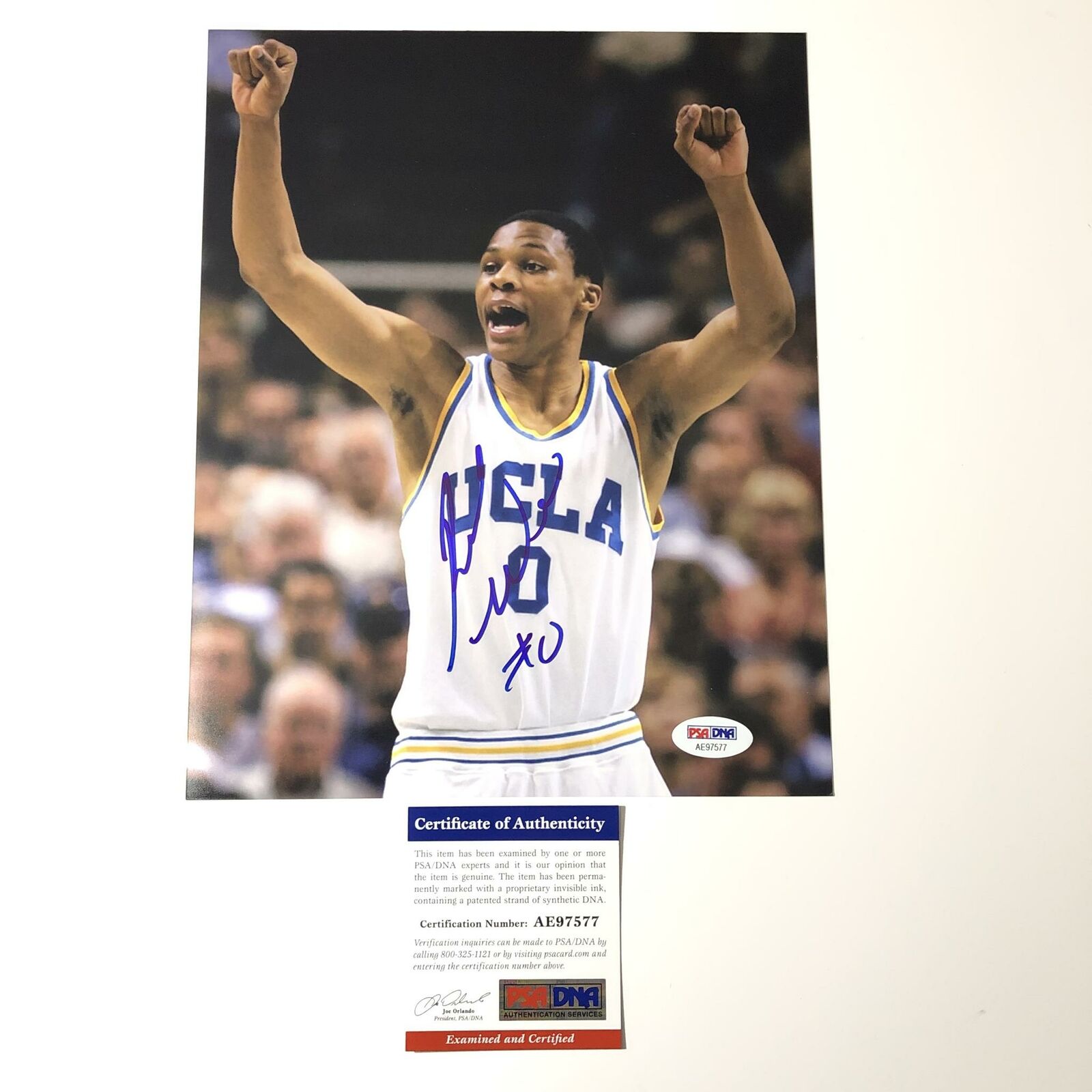 Russell Westbrook signed 8x10 Photo Poster painting PSA/DNA Thunder Autographed UCLA Bruins