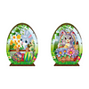(US Local)Wooden Easter Egg Rabbit Special Shaped Diamond Painting Lamp for Adult Kids