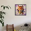 Cartoon Nick Wilde Tear-Out Full DIY 5D Round Drill Diamond Paintings Picture Arts Craft for Adults/Beginners Gift Idea Home Wall Decor Diamond Crystal Rhinestones Painting Kits 11.7x11.7In