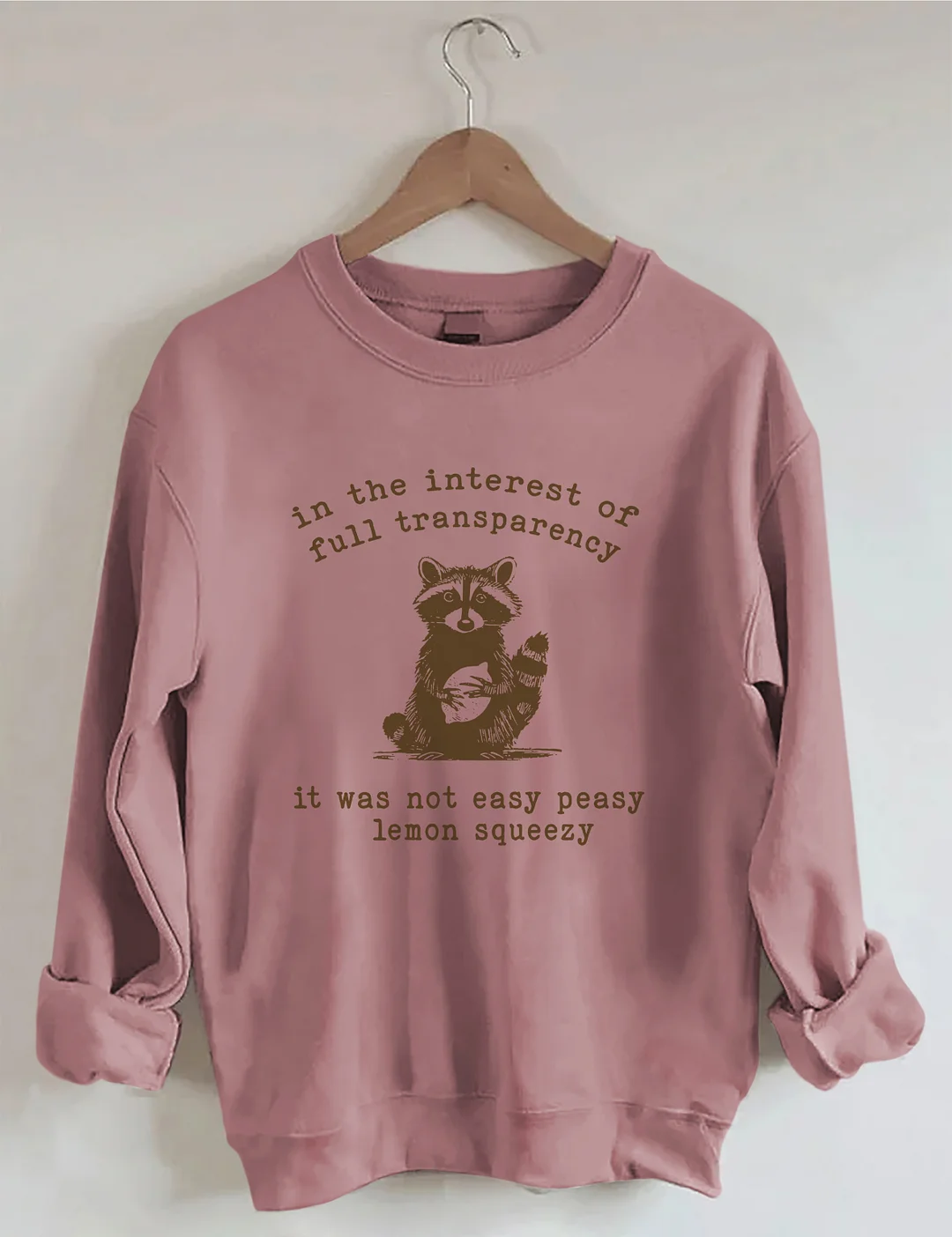 In The Insterest Of Full Transparency Sweatshirt