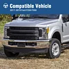 FELYCYTAS Front Bumper Compatible with 2017-2019 Ford F250/F350 Super Duty, Chrome Truck Automotive Steel Replacement Bumpers Face Bar, without Fog Light Holes & Sensor Holes (Style B)