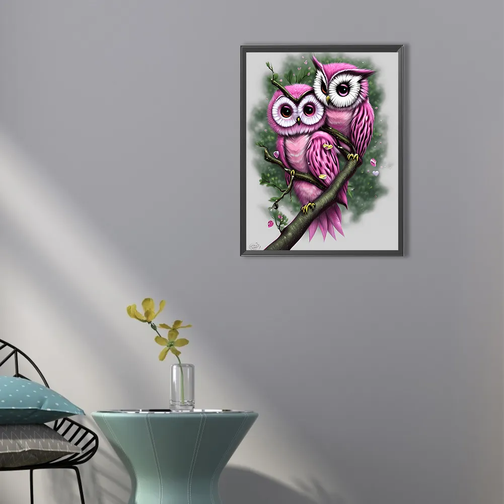 Full Round Diamond Painting 40*50cm - Owl