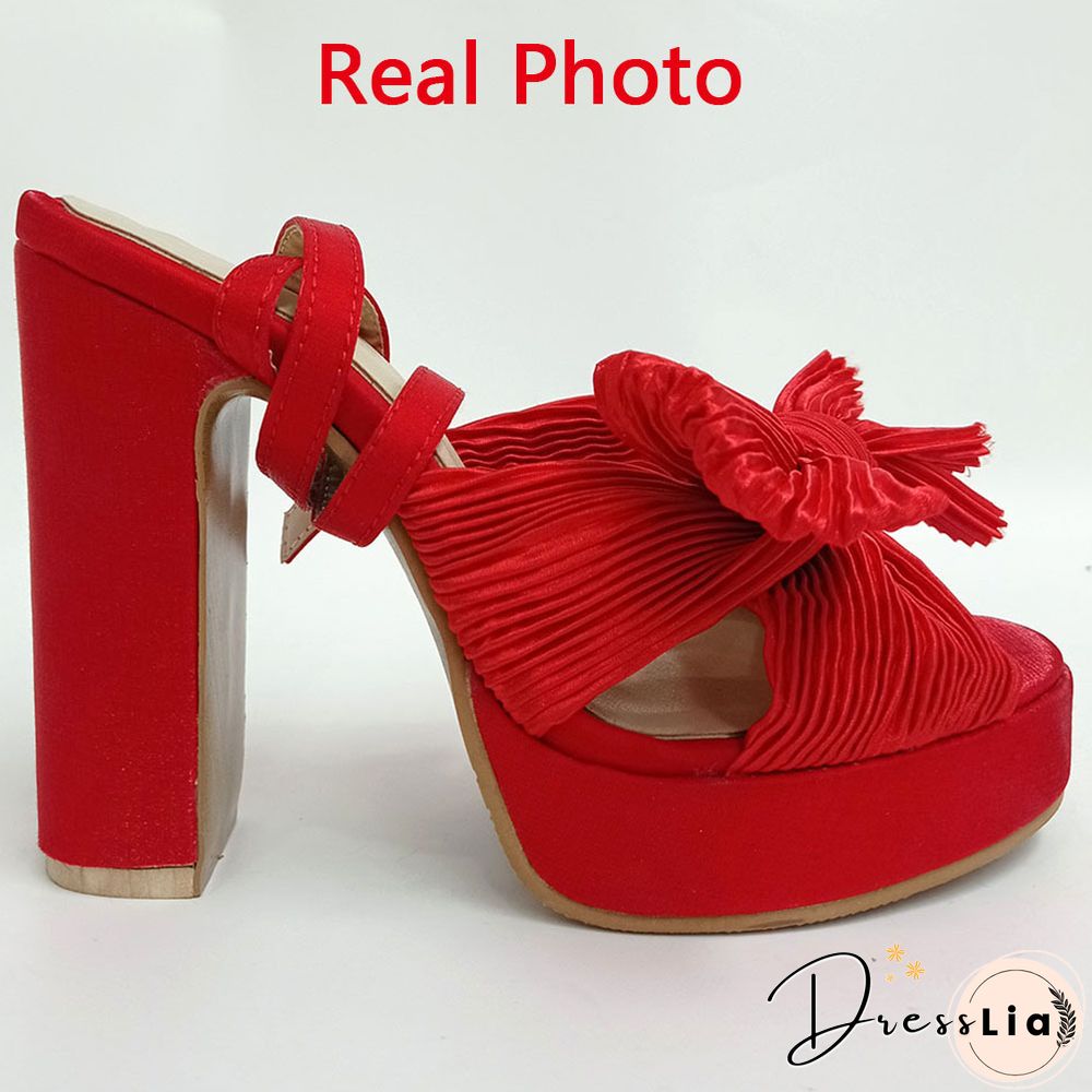 Brand New Platform Summer Simple High Heeled Women's Sandals Shoes Wedding Shoes Big Size 43 Bridal Shoes