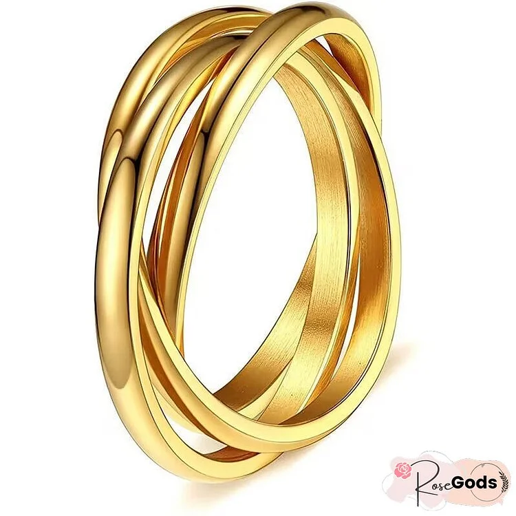 Women's Fashion Simple Titanium Steel Ring