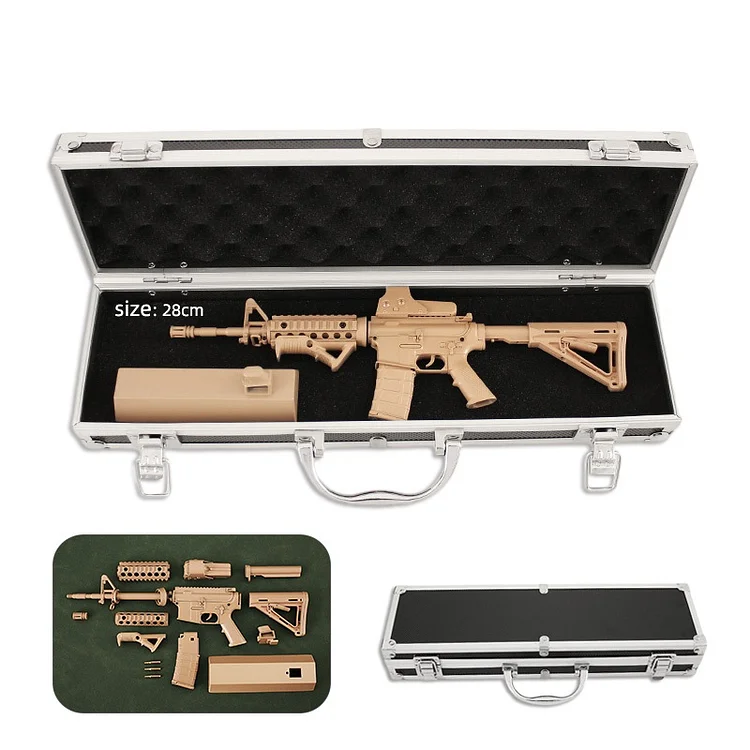 AR15 1:3 Scale  Alloy Metal Toy Detachable Assembly Model Toy Display Collection Display Gift